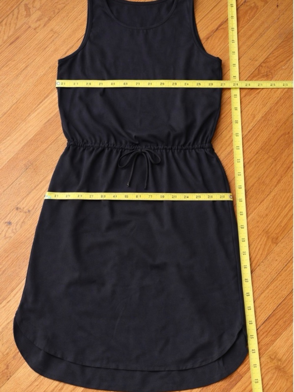 Athleta Black Sleeveless Elastic-Waist XL Dress - Picture 4 of 4
